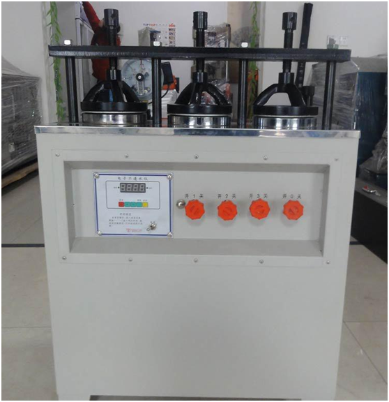 電動(dòng)不透水儀防水材料油氈不透水儀的技術(shù)參數(shù)及工作原理